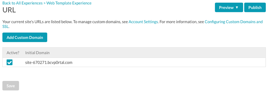 Liste der Domains